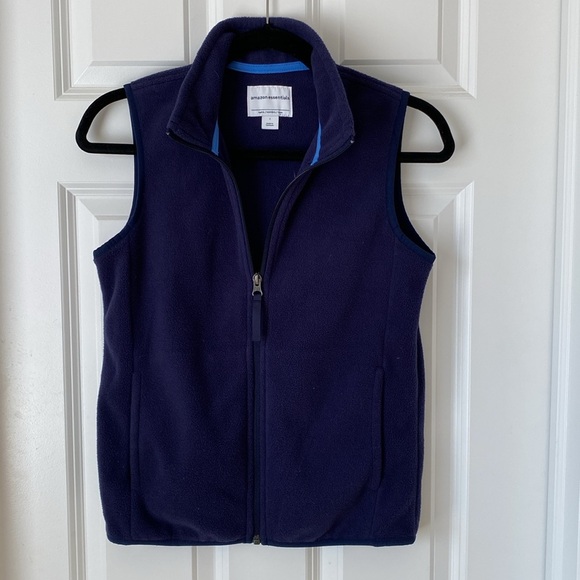 Amazon Essentials Boys Fleece Vest - Navy Blue - Large - Picture 3 of 5